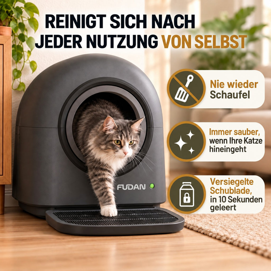 Reinigt sich nach jedem Toilettengang von selbst
