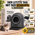 Selbstreinigende FUDAN Katzentoilette | Reinigt sich nach jedem Toilettengang Ihrer Katze von selbst