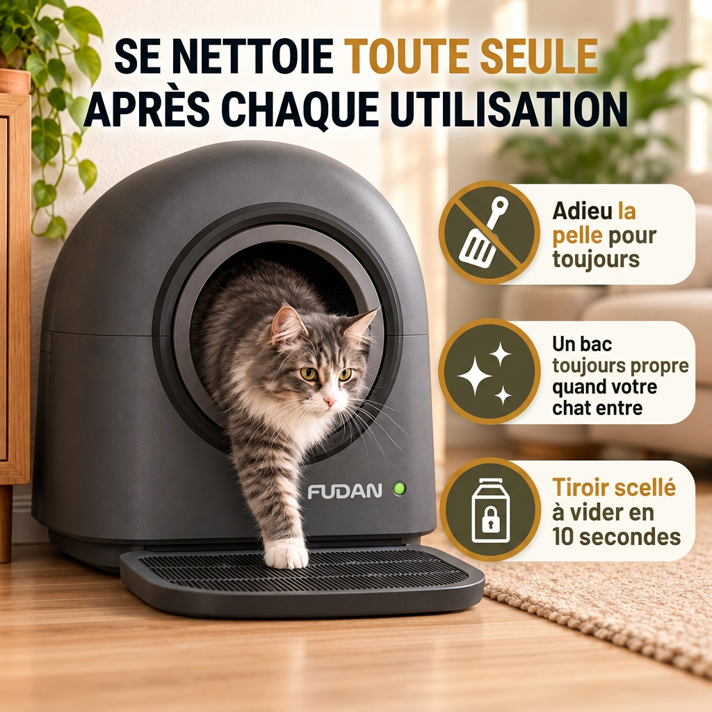 Se nettoie toute seule après chaque passage